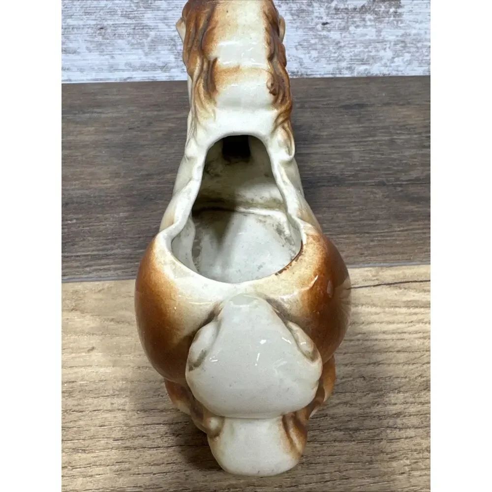 Vtg Ceramic Kneeling Horse Planter Shawnee Pottery MCM